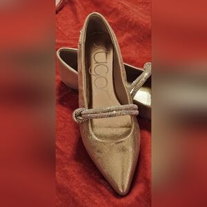 Sugar Women's Gold Embellished Shoes